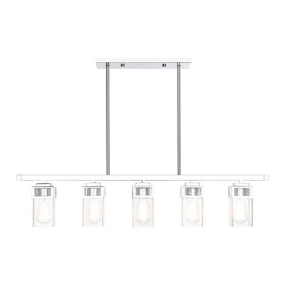 Livex Lighting Harding 5 - Light Chandelier in  Polished Chrome