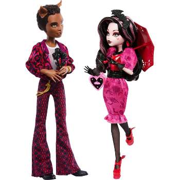 Monster High Howliday Love Edition Draculaura and Clawd 2pk