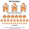Big Dot of Happiness Fall Pumpkin - Halloween or Thanksgiving Party Decor and Confetti - Terrific Table Centerpiece Kit - Set of 30 - 3 of 4