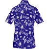 LA LEELA Women's Button Down Blouses Funky Vacation Button Up Casual Summer Holiday Beach Party Blouse Short Sleeve Hawaiian Tops Shirts - 2 of 4