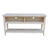 Concepts TV Stand for TVs up to 66" Light Brown - International Concepts - image 2 of 4