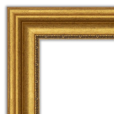 Parlor Gold Framed Natural Cork Bulletin Board 36x18