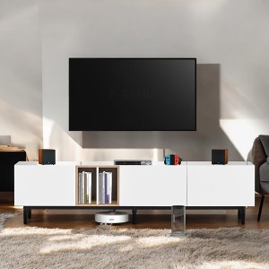 Modern TV Stand for 80'' TV with 3 Doors, Media Console Table, Entertainment Center with Large Storage Cabinet for Living Room, Bedroom - 1 of 4