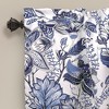 Lush Décor Cynthia Jacobean Light Filtering Valance Blue 52X18+2 - 2 of 4