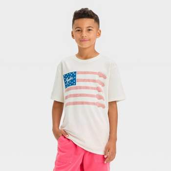 Boys' Graphic Fender American Flag T-Shirt - art class™ White