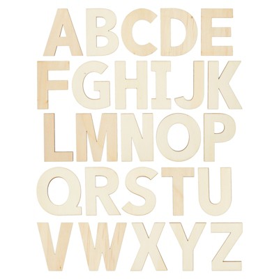 Buy Online Unfinished Wooden Craft Letters