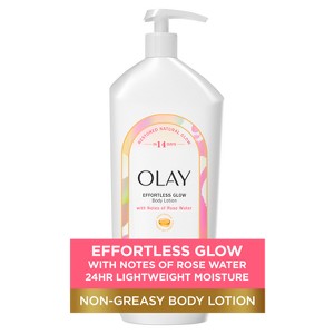 Olay Core Effortless Glow Rose Water Body Lotion - 18 fl oz - 1 of 4