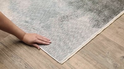 Hayden Beige and Rust Abstract Rectangular Area Rug 5'3" x 7'6"