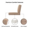 Covers&All Outdoor Seat / Back Cushions, Durable Cover Rite Fabric, 24 in L x 24 in W x 5 in Thick - 3 of 4