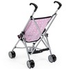 Bayer Design Dolls: Buggy Doll Umbrella Stroller,  Hot Pink & White Polka Dots - 3 of 4