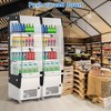 Acekool Open Air Commercial Merchandiser Display Refrigerator Upright Beverage Cooler with Caster Wheels, 7.8 Cu.Ft - 4 of 4