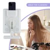 Brookstone Light-up Vanity Makeup Mirror 10x Magnification with Bluetooth Speakers and Qi Wireless Charging Stand - 3 of 4