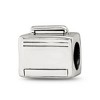 Black Bow Jewelry Boombox Bead Charm in Antiqued Sterling Silver - 4 of 4