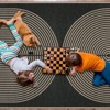 Lahome Modern Rainbow Jute Washable Outdoor Area Rug-Soft, Durable Carpet for Patio, Garden, or Balcony - 3 of 4