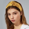 Unique Bargains Women's Shiny Knotted Wide Headband 1 Pc - 2 of 4