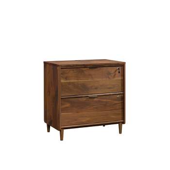2 Drawer Iron City Lateral File Cabinet Checked Oak - Sauder