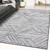 Luxe Weavers Modern Geometric Gray 5x7 Area Rug Mid-Century Indoor Carpet - 3 of 4