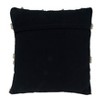 18"x18" Woven Poly-Filled with Diamonds Design Square Throw Pillow Black/White - Saro Lifestyle: Cotton & Wool, Indoor Decorative Cushion - 2 of 3