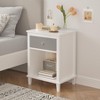 KWPZQEB 26.77'' Nightstand with Drawer and Open Locker, Wooden Side Table Night Stand for Bedroom, Living Room - 2 of 4