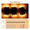 Whizmax 450Counts 117Ft Decoration Lights, 3 Sets of 150 Mini Lights 39 Ft String Lights with Replace Fuse and Bulb, Waterproof Connectable,Warm White - 3 of 4