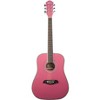 Oscar Schmidt OG1P-A 3/4 Dreadnought Acoustic Guitar. Pink - 2 of 4