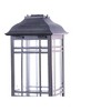 Grey Metal Hanging Lanterns Set of 3 14, 17, 20 Inch Height Candle Holders By Melrose - 3 of 3