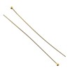 John Bead Must Have Findings Metal Gold 2" Ball Head Pins for Jewelry Making Findings, 60 Pieces - 2 of 4