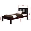 Donco Kids 500-TCP_503-CP Contempory Bed withTrundle Bed, Twin/Twin, Dark Cappuccino - 3 of 3