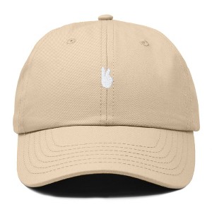 Dalix Lil Peace Sign Embroidered Cotton Cap Outdoor Dad Hat Womens - 1 of 4