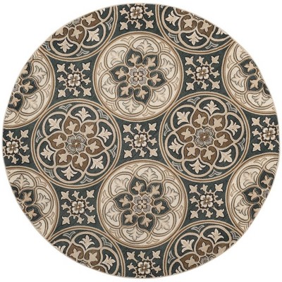slate blue/beige