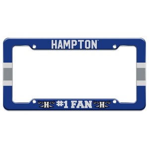 Hampton University #1 Fan License Plate Tag Frame - 1 of 4