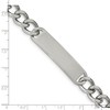Black Bow Jewelry Men's 10mm Stainless Steel Polished I.D. Bracelet, 8.5 Inch - 4 of 4