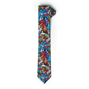 OppoSuits Men's DC Comics Tie - Justice League Necktie - Formal And Casual - Including 1 Tie - Multicolor - Size One Size - 1 of 4