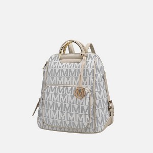 MKF Collection Cora Milan M Signature Trendy Travel Backpack by Mia K - 1 of 4