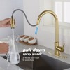 LOVMOR 16"Touch Kitchen Faucet with Pull Down Sprayer,Gold - 2 of 4