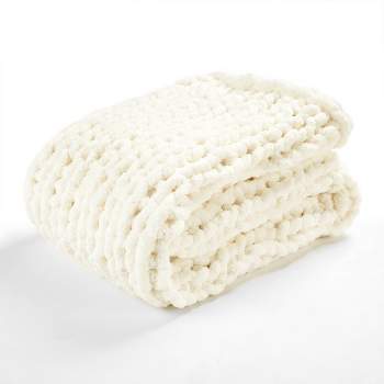 40"x50" Hygge Soft Cozy Chunky Knitted Throw Blanket - Lush Décor