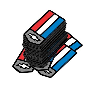 Chevrolet Camaro Emblem 100ct Vinyl Large Deluxe Stickers Variety Pack - 1 of 4