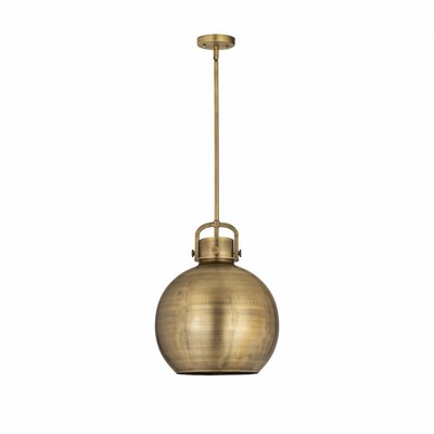 Newton Sphere - 1 Light Pendant In Industrial Style-19.63 Inches Tall and 14 Inches Wide