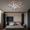 29" Ceiling Fan with Dimmable LED Lights, 6-Speed Reversible Fan with Remote & APP Control for Bedroom or Living Room–The Pop Home - 2 of 4