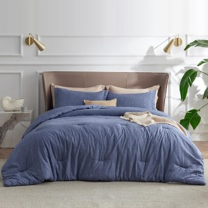 2/3 Pieces Comforter Set with Pillow Sham for All Seasons - 1 of 4