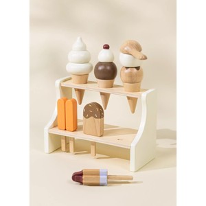 Coco Village - Wooden Ice Cream Stand and Accessories - 1 of 4