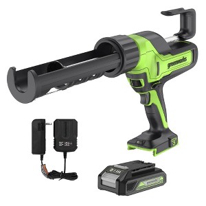 Greenworks POWERALL 24V Cordless Caulk Gun Kit with 2.0Ah Battery and Charger - 1 of 4