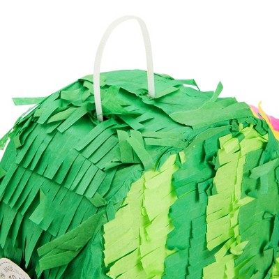 Blue Panda Small Cactus Pinata for Kids Birthday Party, Cinco de Mayo, Mexican Fiesta Party Decorations, 16.5 x 11.5 x 3 In