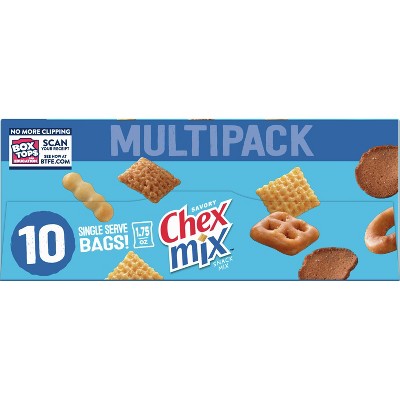 Chex Mix Traditional Snack Mix Bags - 17.5oz/10ct