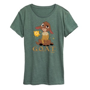 Women's - Disney - Valentino The GOAT Short Sleeve Graphic T-Shirt - 1 of 4
