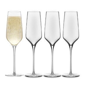 Libbey Signature Greenwich Champagne Flute Glasses, 8.25 ounce, Set of 4 - 1 of 4