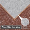 Modern Area Rugs for Living Room Bedroom, Solid Indoor Carpets, Low Pile Non-Slip Rug - 4 of 4