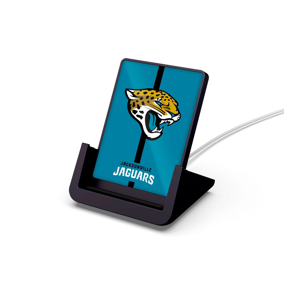 SOAR NFL Cell Phone Wireless Charging Stand- Jacksonville Jaguars