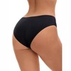 INSPIRE CHIC Women's Mid Waisted Briefs Smooth Silky Panties Soft Lace Breathable Underpants - 2 of 4