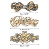 Unique Bargains Women's Hair Barrettes Shining Rhinestone Flower Butterfly Flower Shape Hair Clip Spring Hair Barrette Hair Accessories 3Pcs - 2 of 4